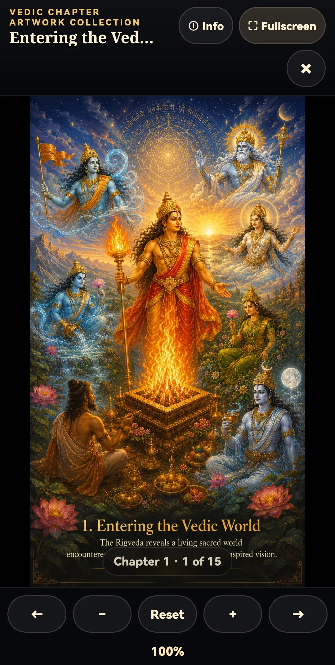 Vedic app artwork gallery