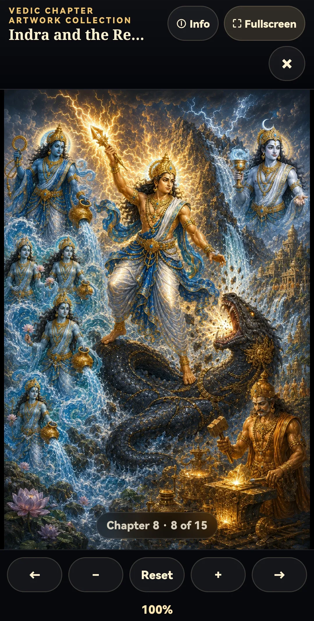 Vedic app deeper content
