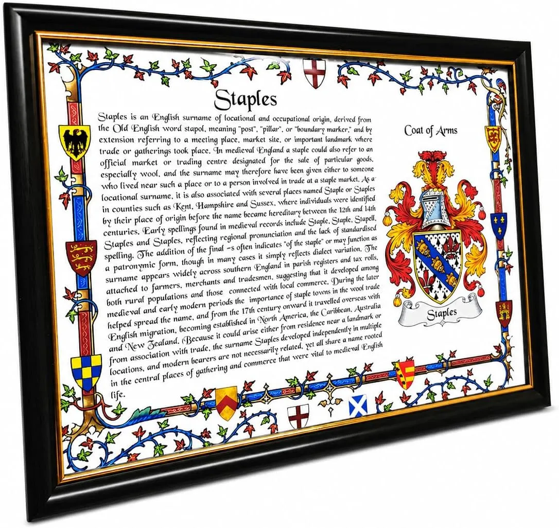 Personalised Family Name History