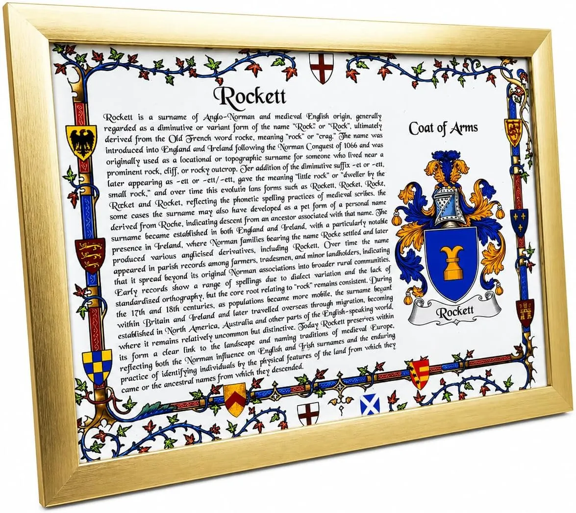 Family Heritage Framed Keepsake